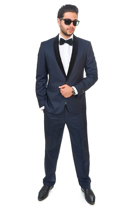 blue tux